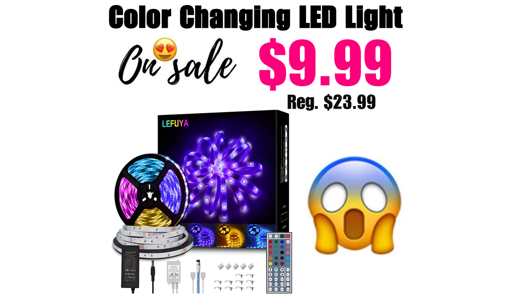 Color Changing LED Light Strip with Remote Only $9.99 Shipped on Amazon (Regularly $23.99)