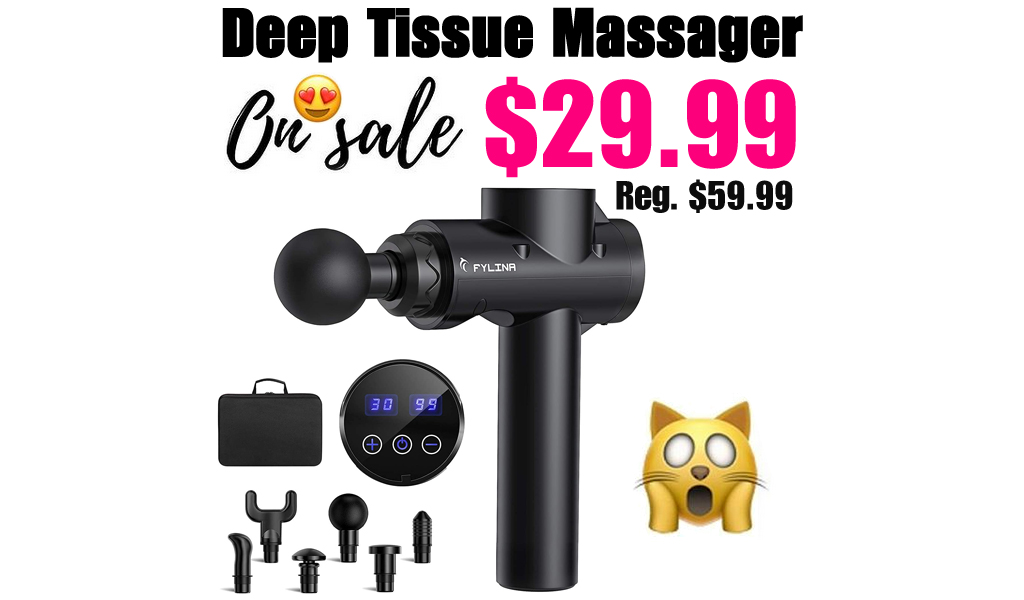 Massage Gun Deep Tissue Massager Only $29.99 Shipped on Amazon (Regularly $59.99)