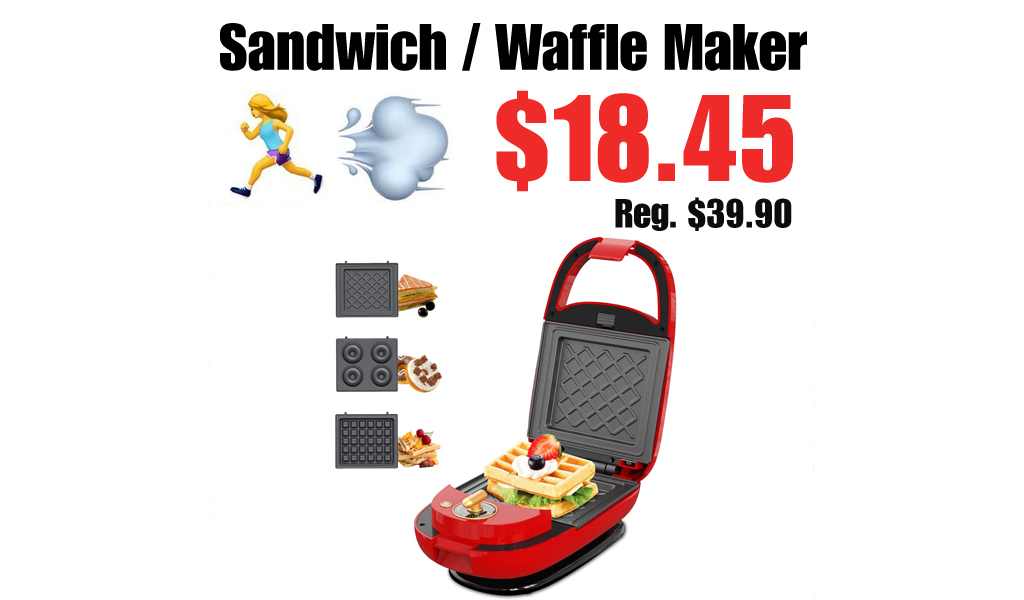 Sandwich / Waffle Maker Only $18.45 Shipped on Amazon (Regularly $39.90)
