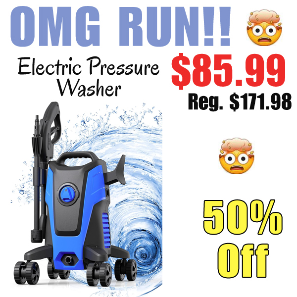 Electric Pressure Washer Only $85.99 Shipped on Amazon (Regularly $171.98)