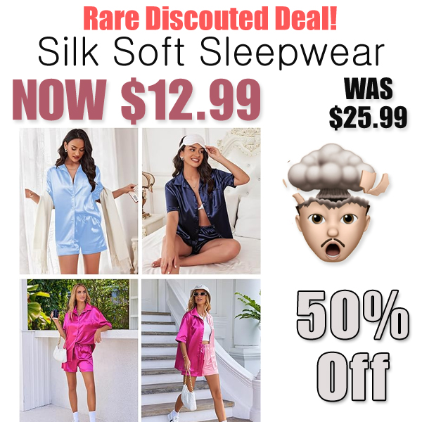 Silk Soft Sleepwear Only $12.99 Shipped on Amazon (Regularly $25.99)