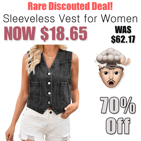 Sleeveless Vest for Women Only $18.65 Shipped on Amazon (Regularly $62.17)