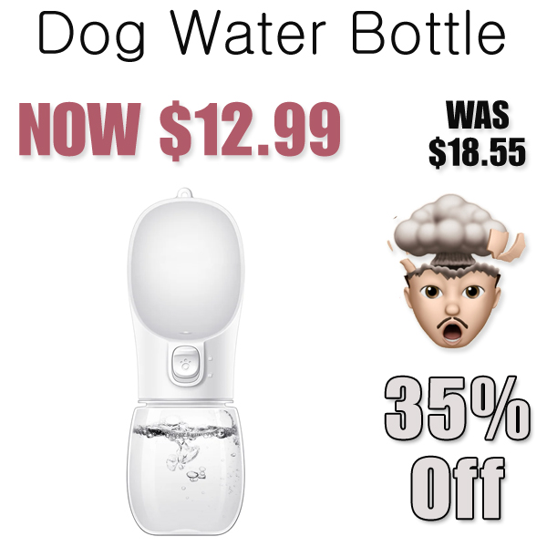 Dog Water Bottle Only $12.99 (Regularly $18.55)