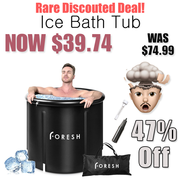 Ice Bath Tub Only $39.74 Shipped on Amazon (Regularly $74.99)