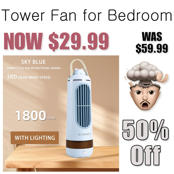 Tower Fan for Bedroom Only $29.99 Shipped on Amazon (Regularly $59.99)