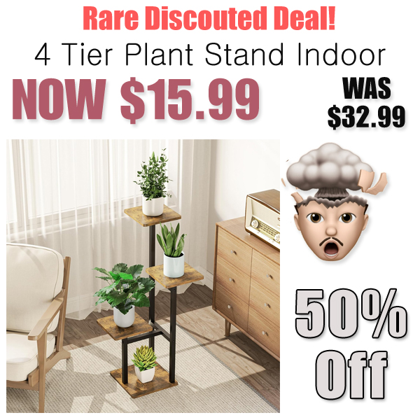 4 Tier Plant Stand Indoor Only $15.99 Shipped on Amazon (Regularly $32.99)