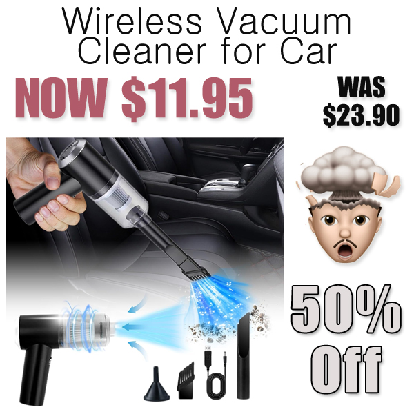 Wireless Vacuum Cleaner for Car Only $11.95 Shipped on Amazon (Regularly $23.90)