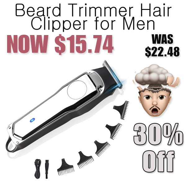Beard Trimmer Hair Clipper for Men Only $15.74 Shipped on Amazon (Regularly $22.48)
