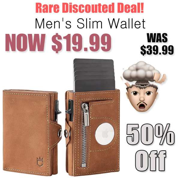 Men's Slim Wallet Only $19.99 Shipped on Amazon (Regularly $39.99)