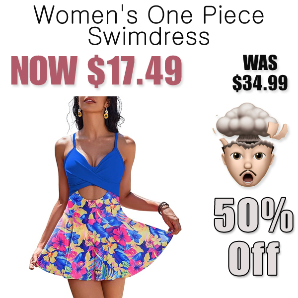Women's One Piece Swimdress Only $17.49 Shipped on Amazon (Regularly $34.99)
