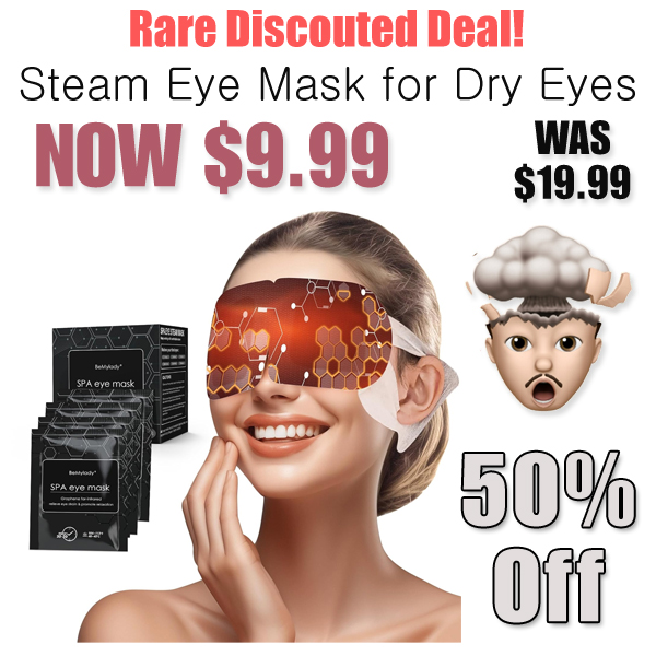 Steam Eye Mask for Dry Eyes Only $9.99 Shipped on Amazon (Regularly $19.99)