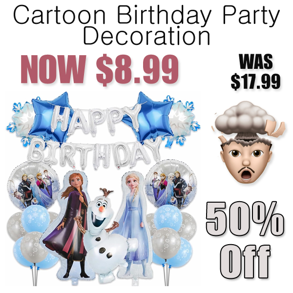Cartoon Birthday Party Decoration Only $8.99 Shipped on Amazon (Regularly $17.99)