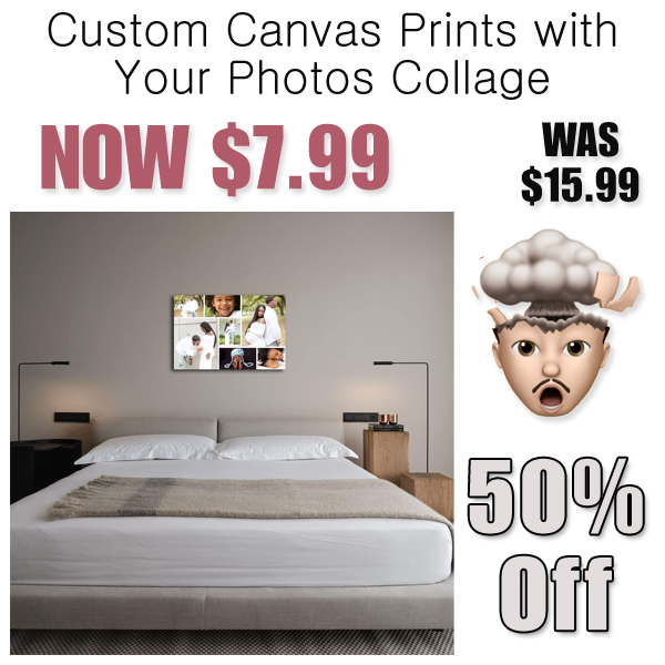 Custom Canvas Prints with Your Photos Collage Only $7.99 Shipped on Amazon (Regularly $15.99)