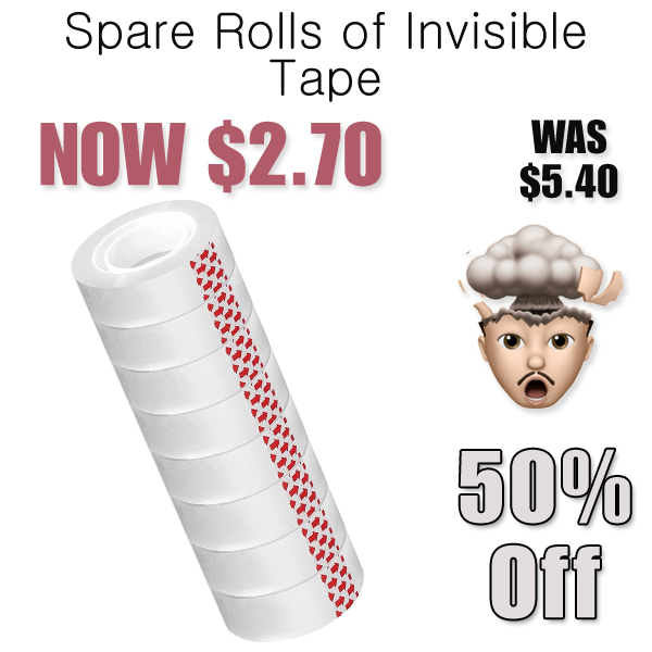 Spare Rolls of Invisible Tape Only $2.70 Shipped on Amazon (Regularly $5.40)
