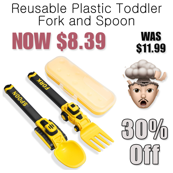 Reusable Plastic Toddler Fork and Spoon Only $8.39 Shipped on Amazon (Regularly $11.99)
