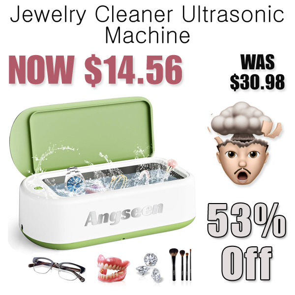 Jewelry Cleaner Ultrasonic Machine Only $14.56 Shipped on Amazon (Regularly $30.98)
