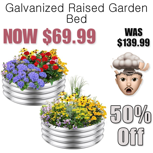 Galvanized Raised Garden Bed Only $69.99 Shipped on Amazon (Regularly $139.99)