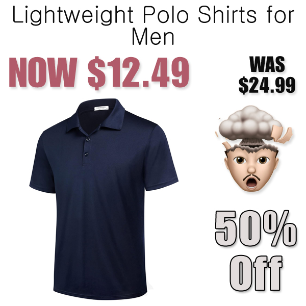 Lightweight Polo Shirts for Men Only $12.49 Shipped on Amazon (Regularly $24.99)