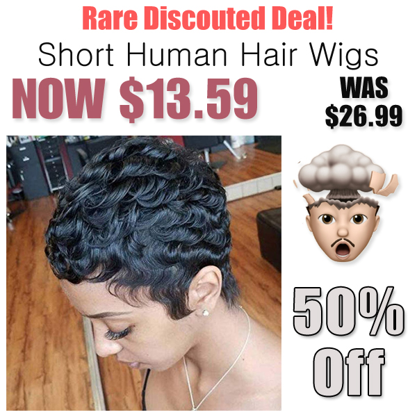 Short Human Hair Wigs Only $13.59 Shipped on Amazon (Regularly $26.99)