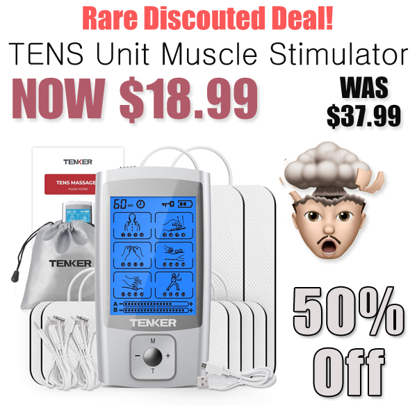 TENS Unit Muscle Stimulator Only $18.99 Shipped on Amazon (Regularly $37.99)