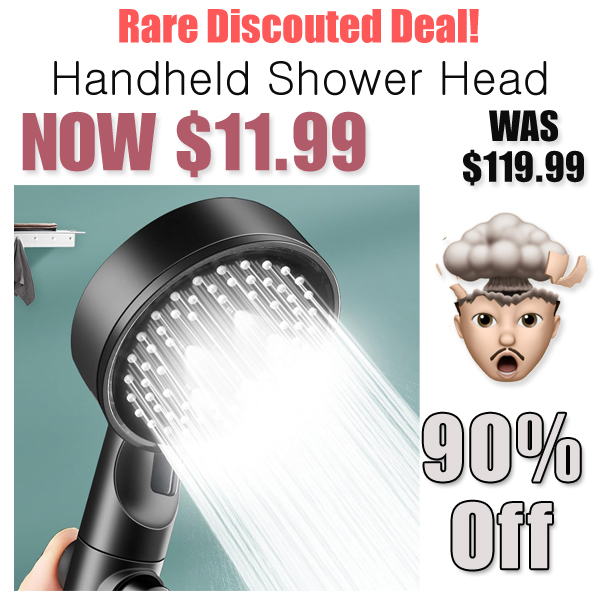 Handheld Shower Head Only $11.99 Shipped on Amazon (Regularly $119.99)