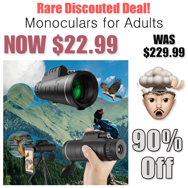 Monoculars for Adults Only $22.99 Shipped on Amazon (Regularly $229.99)