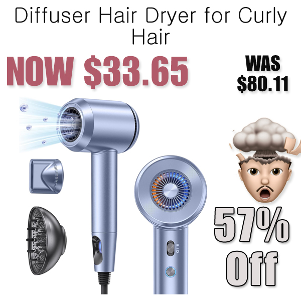 Diffuser Hair Dryer for Curly Hair Only $33.65 Shipped on Amazon (Regularly $80.11)
