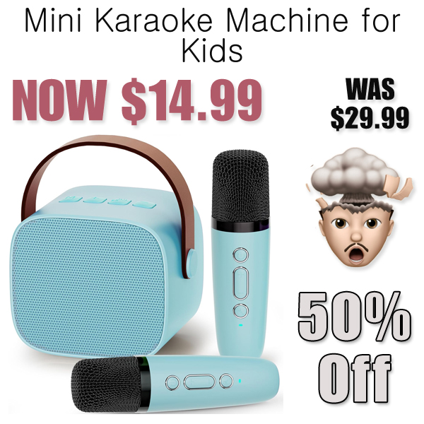 Mini Karaoke Machine for Kids Only $14.99 Shipped on Amazon (Regularly $29.99)