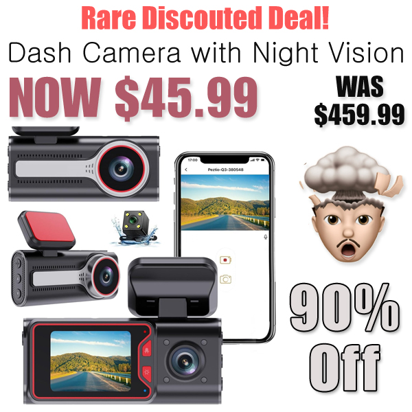 Dash Camera with Night Vision Only $45.99 Shipped on Amazon (Regularly $459.99)
