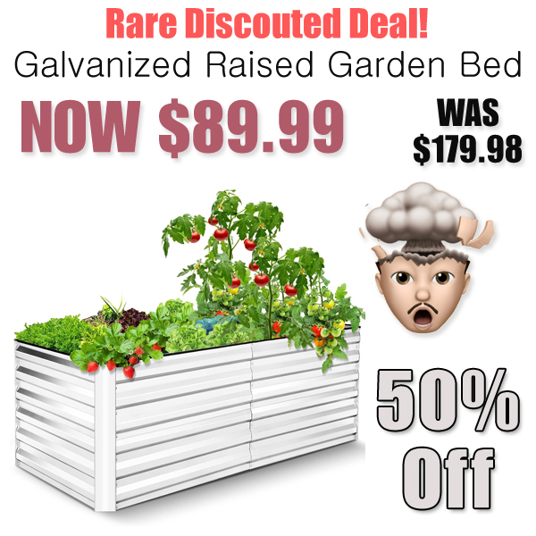 Galvanized Raised Garden Bed Only $89.99 Shipped on Amazon (Regularly $179.98)