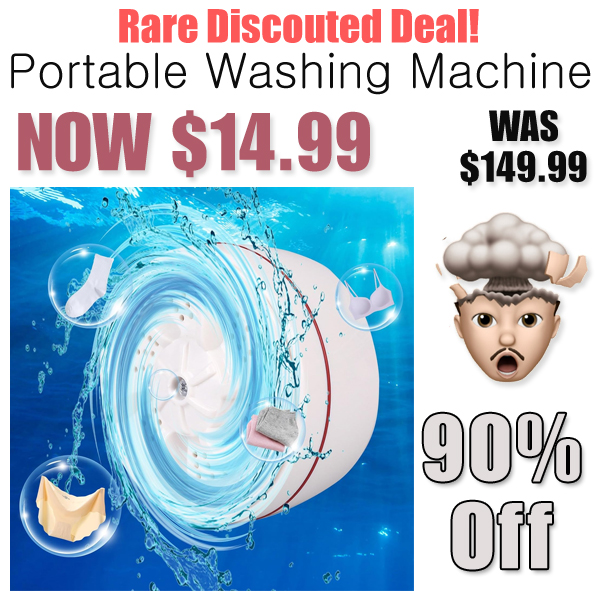 Portable Washing Machine Only $14.99 Shipped on Amazon (Regularly $149.99)