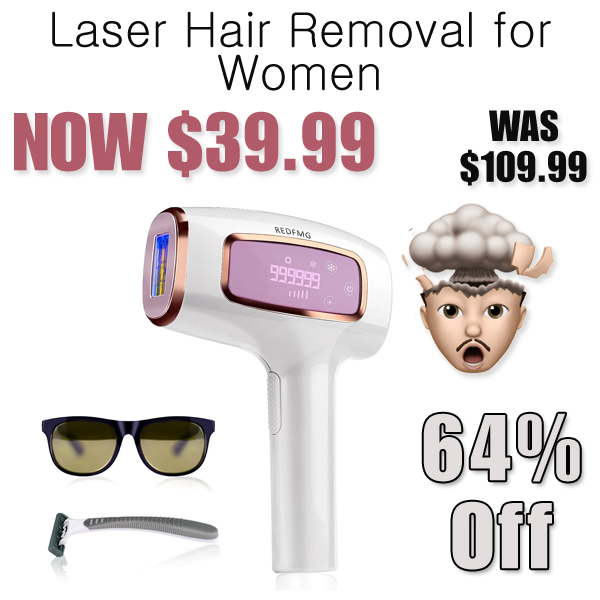 Laser Hair Removal for Women Only $39.99 on Walmart.com (Regularly $109.99)