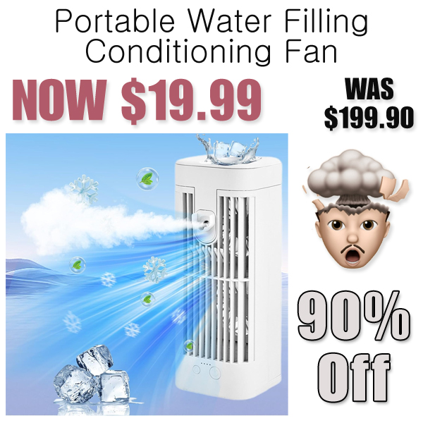 Portable Water Filling Conditioning Fan Only $19.99 Shipped on Amazon (Regularly $199.90)