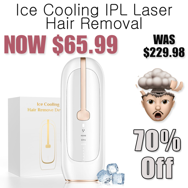 Ice Cooling IPL Laser Hair Removal Only $65.99 Shipped on Amazon (Regularly $229.98)