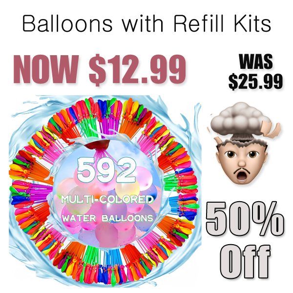 Balloons with Refill Kits Only $12.99 Shipped on Amazon (Regularly $25.99)