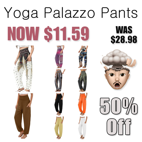 Yoga Palazzo Pants Only $11.59 Shipped on Amazon (Regularly $28.98)
