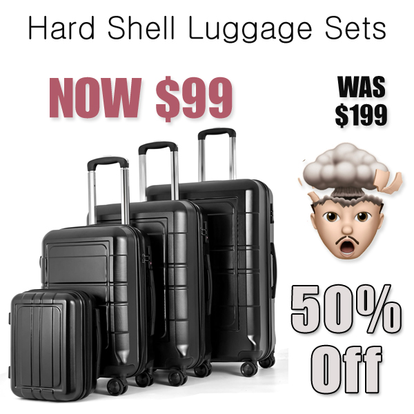 Hard Shell Luggage Sets Only $99 Shipped on Amazon (Regularly $199)