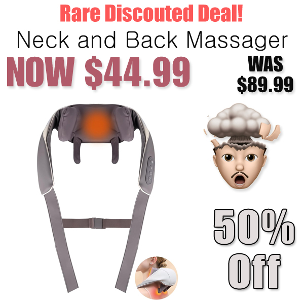 Neck and Back Massager Only $44.99 Shipped on Amazon (Regularly $89.99)