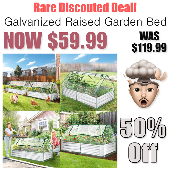 Galvanized Raised Garden Bed Only $59.99 Shipped on Amazon (Regularly $119.99)