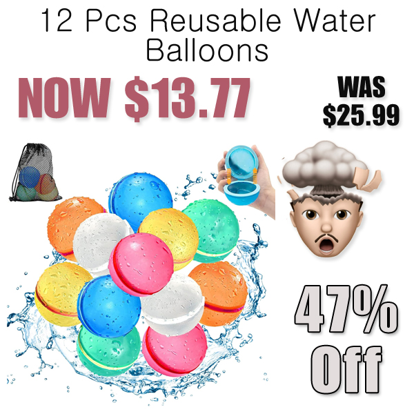 12 Pcs Reusable Water Balloons Only $13.77 Shipped on Amazon (Regularly $25.99)
