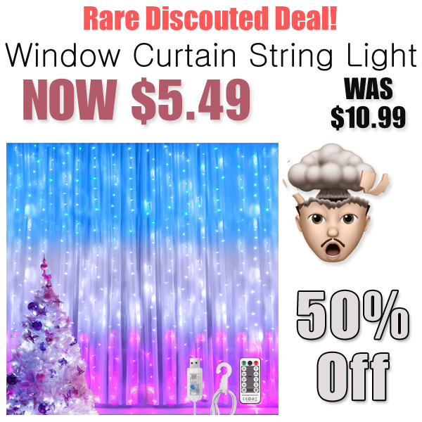 Window Curtain String Light Only $5.49 Shipped on Amazon (Regularly $10.99)