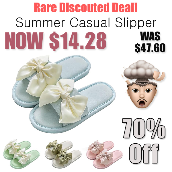 Summer Casual Slipper Only $14.28 Shipped on Amazon (Regularly $47.60)