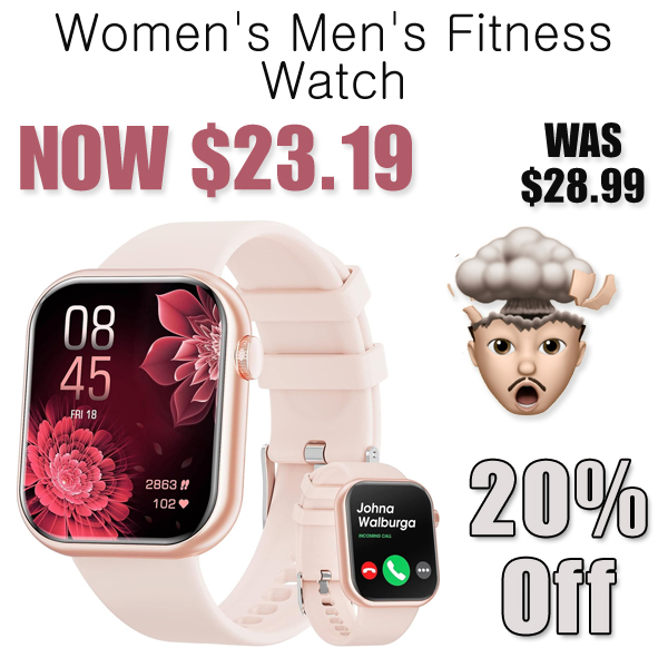 Women's Men's Fitness Watch Only $23.19 Shipped on Amazon (Regularly $28.99)