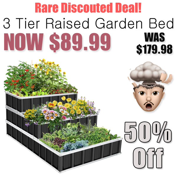 3 Tier Raised Garden Bed Only $89.99 Shipped on Amazon (Regularly $179.98)