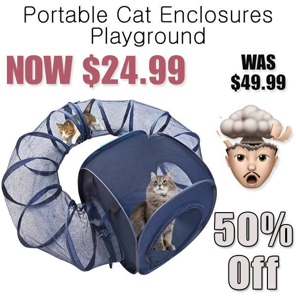 Portable Cat Enclosures Playground Only $24.99 Shipped on Amazon (Regularly $49.99)