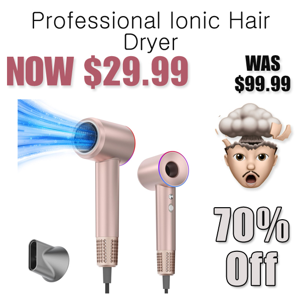 Professional Ionic Hair Dryer Only $29.99 Shipped on Amazon (Regularly $99.99)