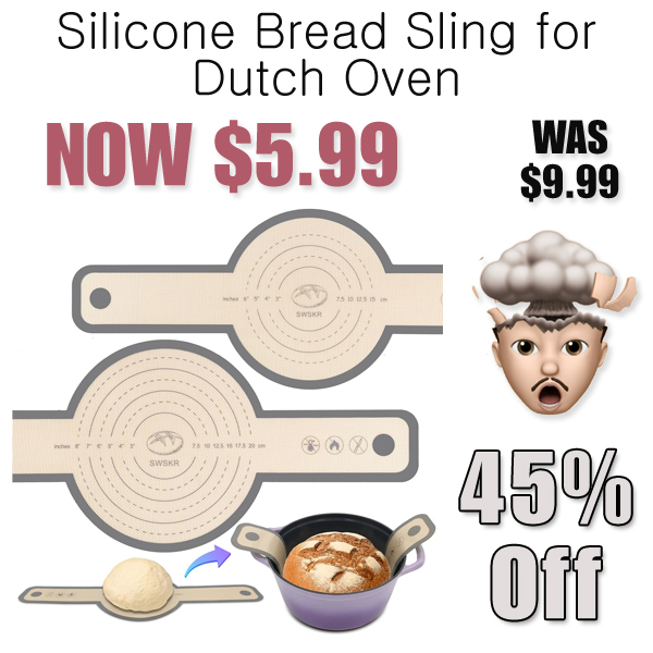 Silicone Bread Sling for Dutch Oven Just $5.99 on Amazon (Reg. $9.99)