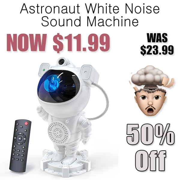 Astronaut White Noise Sound Machine Only $11.99 Shipped on Amazon (Regularly $23.99)