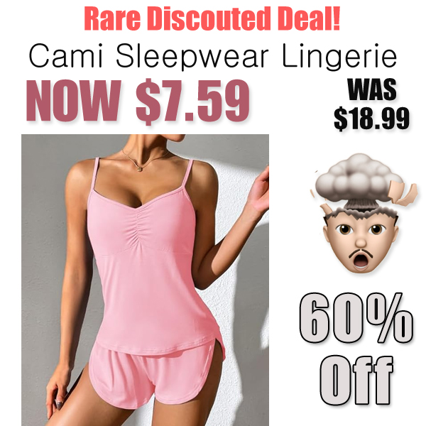 Cami Sleepwear Lingerie Only $7.59 Shipped on Amazon (Regularly $18.99)