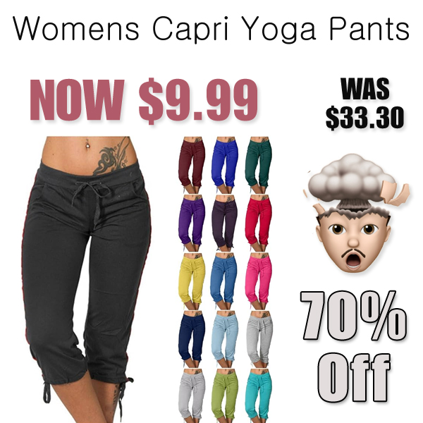 Womens Capri Yoga Pants Only $9.99 Shipped on Amazon (Regularly $33.30)